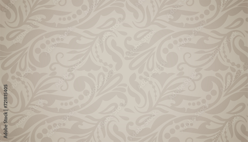 Obraz premium decorative classic floral texture background design