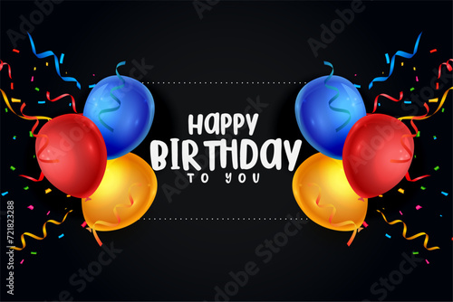happy birthday event celebration banner for special day