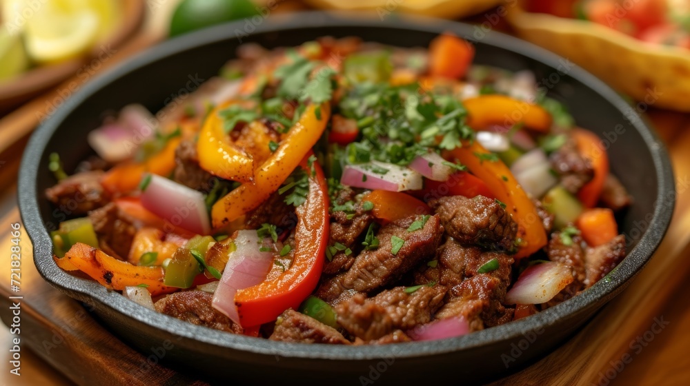 Mexican Beef Fajitas - Culinary recipe and culture Generative AI Mexican Beef Fajitas - Culinary recipe and culture Generative AI
