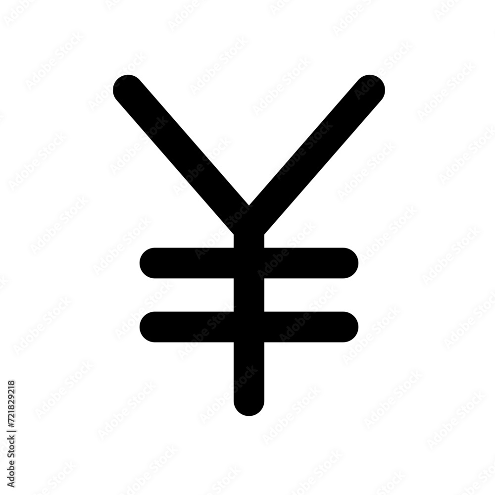 yen icon, currency simple line icon yen icon, currency simple line icon