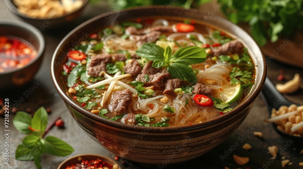 Vietnamese Beef Pho for Culinary Delights Generative AI Vietnamese Beef Pho for Culinary Delights Generative AI