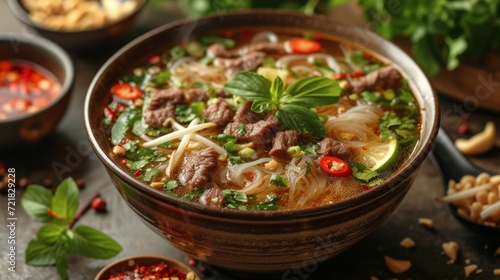 Vietnamese Beef Pho for Culinary Delights Generative AI