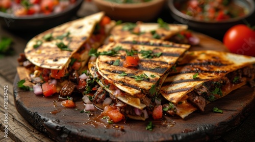 Quesadillas - Food photography Generative AI