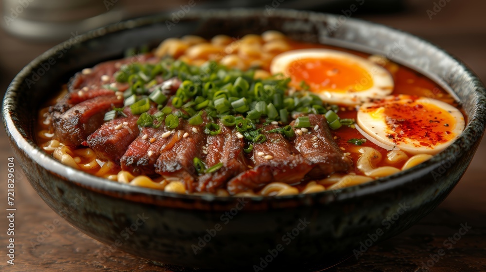Ramen Noodle Soup - Food Photography Generative AI Ramen Noodle Soup - Food Photography Generative AI