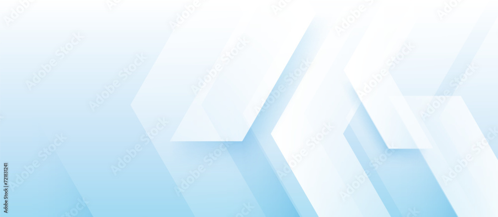 Abstract geometric triangle soft blue background. Futuristic digital hi-technology. White arrows banner. Vector illustration Abstract geometric triangle soft blue background. Futuristic digital hi-technology. White arrows banner. Vector illustration