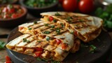 Quesadillas - Food photography Generative AI