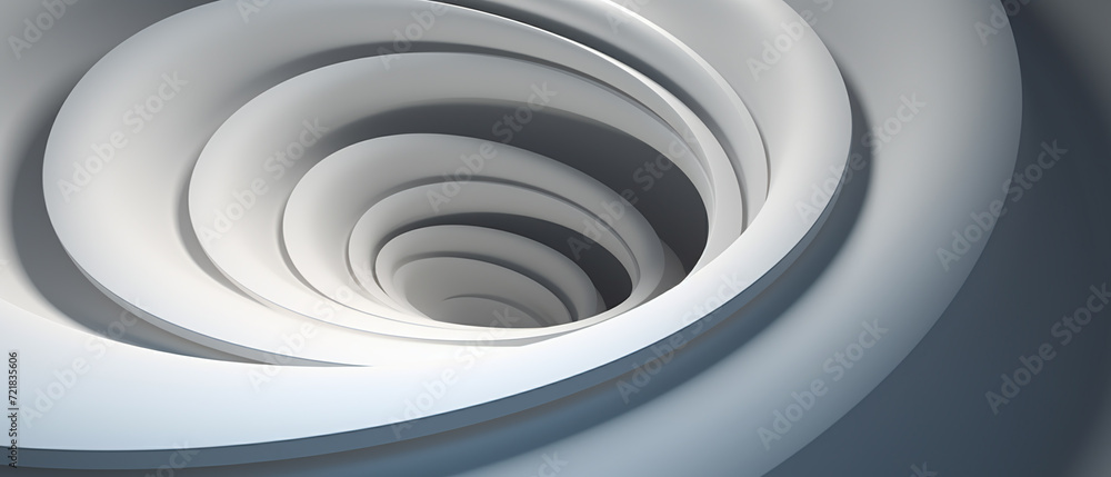 Obraz premium Abstract background with spiral, 3D abstract background.