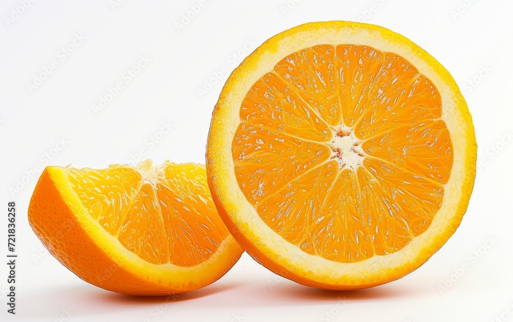 Organge fresh fruit on white blackground. Organge fresh fruit on white blackground.