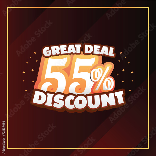 Discount Number Vector Design Collection