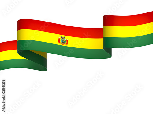 Foto Bolivia flag element design national independence day banner ribbon png