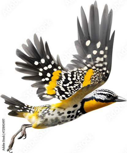 Close-up image of a Spotted pardalote bird.  © Pram