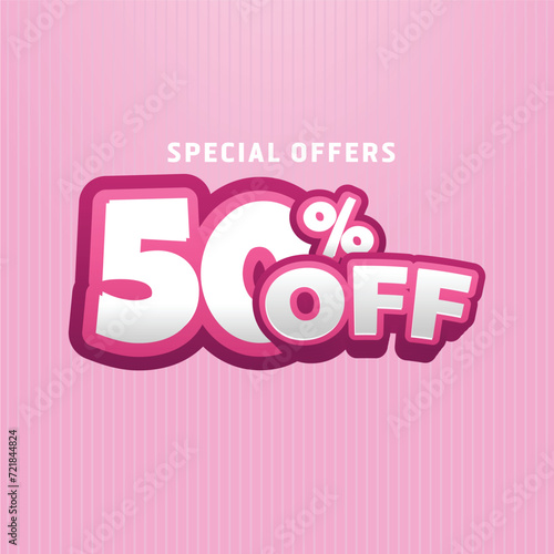 Discount Number Vector Design Collections