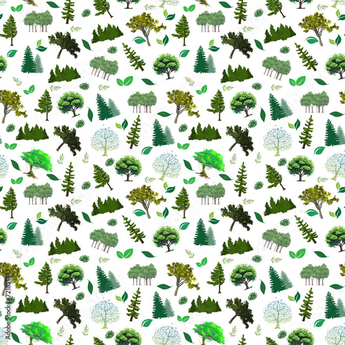 Nature Lover Seamless Pattern Design.