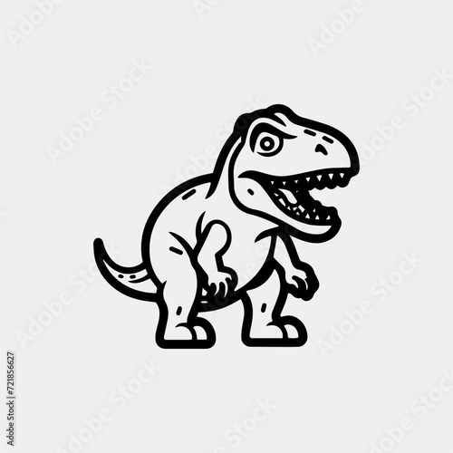 a t - rex with its mouth open and its teeth wide open © therealnodeshaper