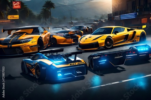 Embark on a journey through the fast-paced streets in our AAA street racing video game.