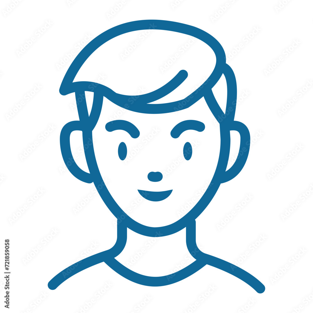people icon. Avatar icon with colored lines people icon. Avatar icon with colored lines