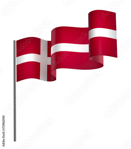 Free Download Denmark flag element design national independence day banner ribbon png
 - GFXLoad