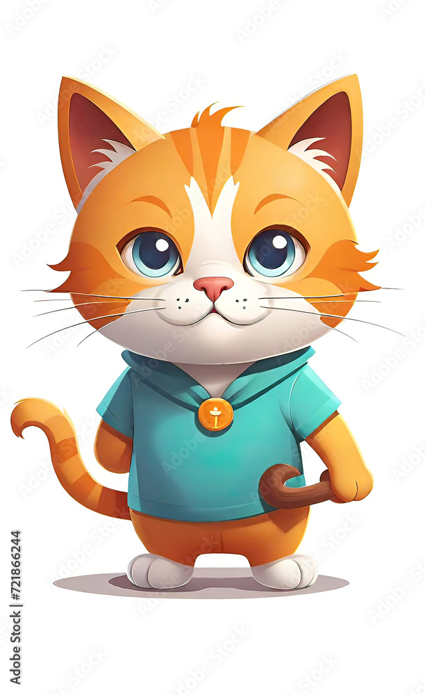 vector illustration, flat logo of cute cat vector icon, primitive childish doodle isolated on white background, favorite pets, vector illustration, flat logo of cute cat vector icon, primitive childish doodle isolated on white background, favorite pets,