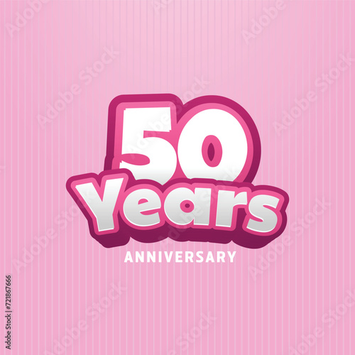 Anniversary Number Vector Design Collections