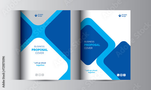 Business Proposal Catalog Cover Design Template Concepts