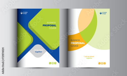 Business Proposal Catalog Cover Design Template Concepts