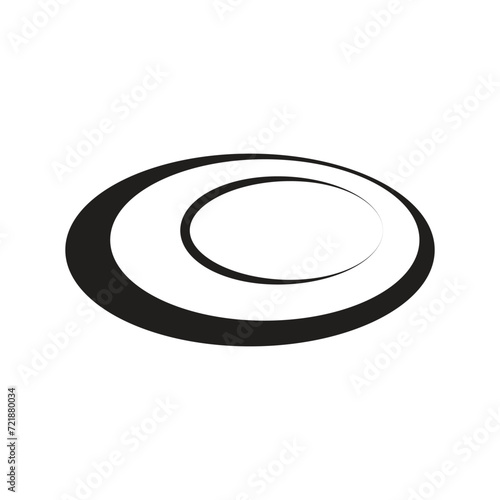 Frisbee icon, isolated hobby outline icon with white background, perfect for website, blog, logo, graphic design with background,