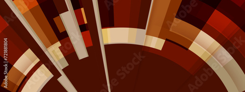 Abstract choco brownie squares and lines background. Futuristic and technology concept. Vector graphic illustration.