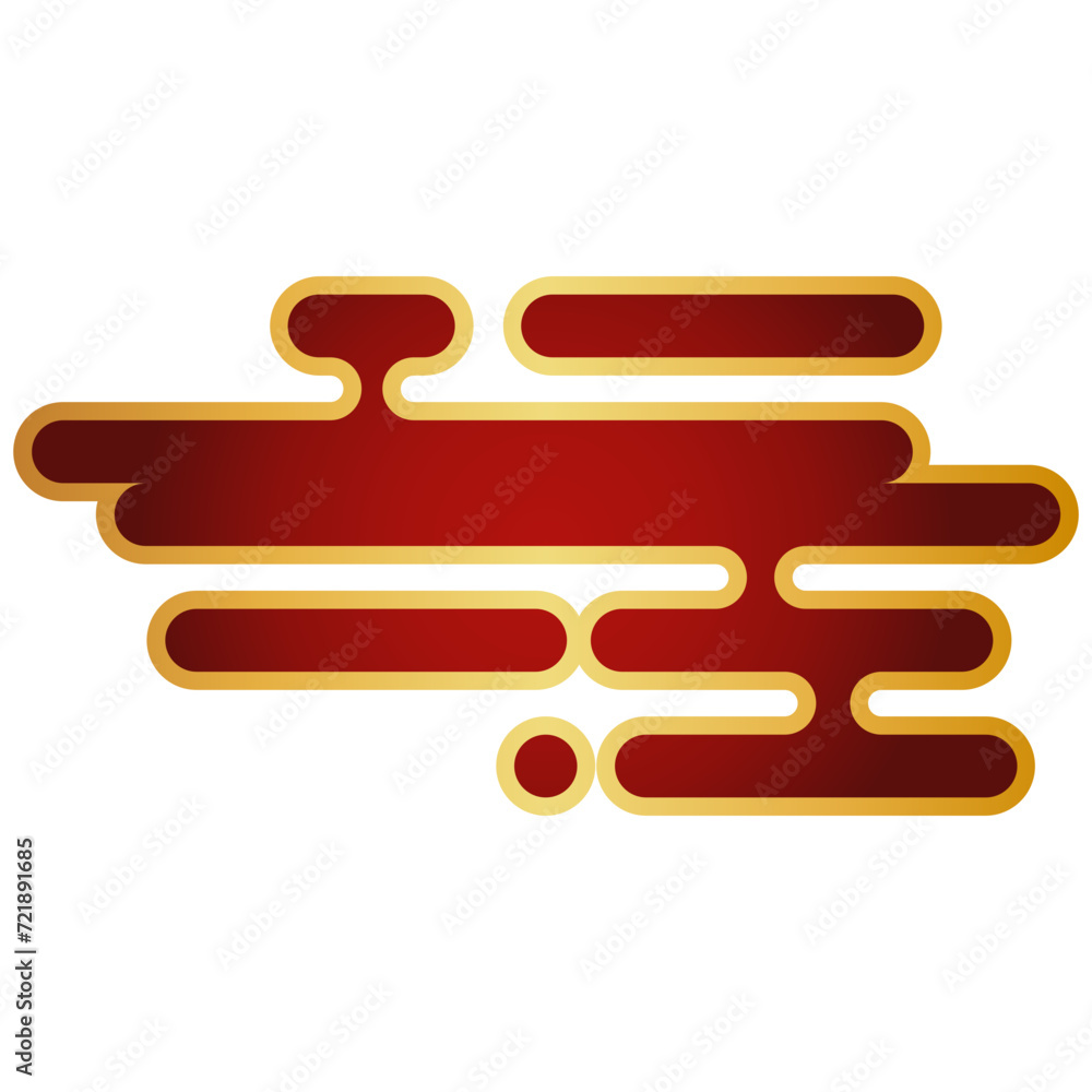 Lunar New Year Cloud Illustration Lunar New Year Cloud Illustration