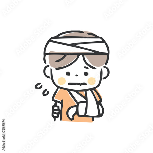 事故で怪我をする子供