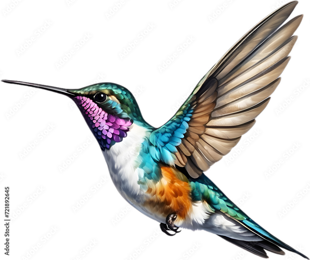 Close-up image of a Bee hummingbird bird. Close-up image of a Bee hummingbird bird.