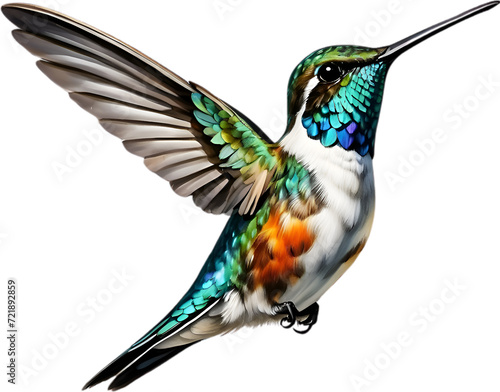 Close-up image of a Bee hummingbird bird. 