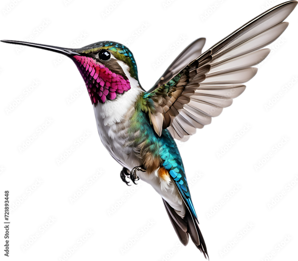 Fototapeta premium Close-up image of a Bee hummingbird bird. 