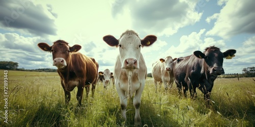 Photograph of Healthy cattle livestock