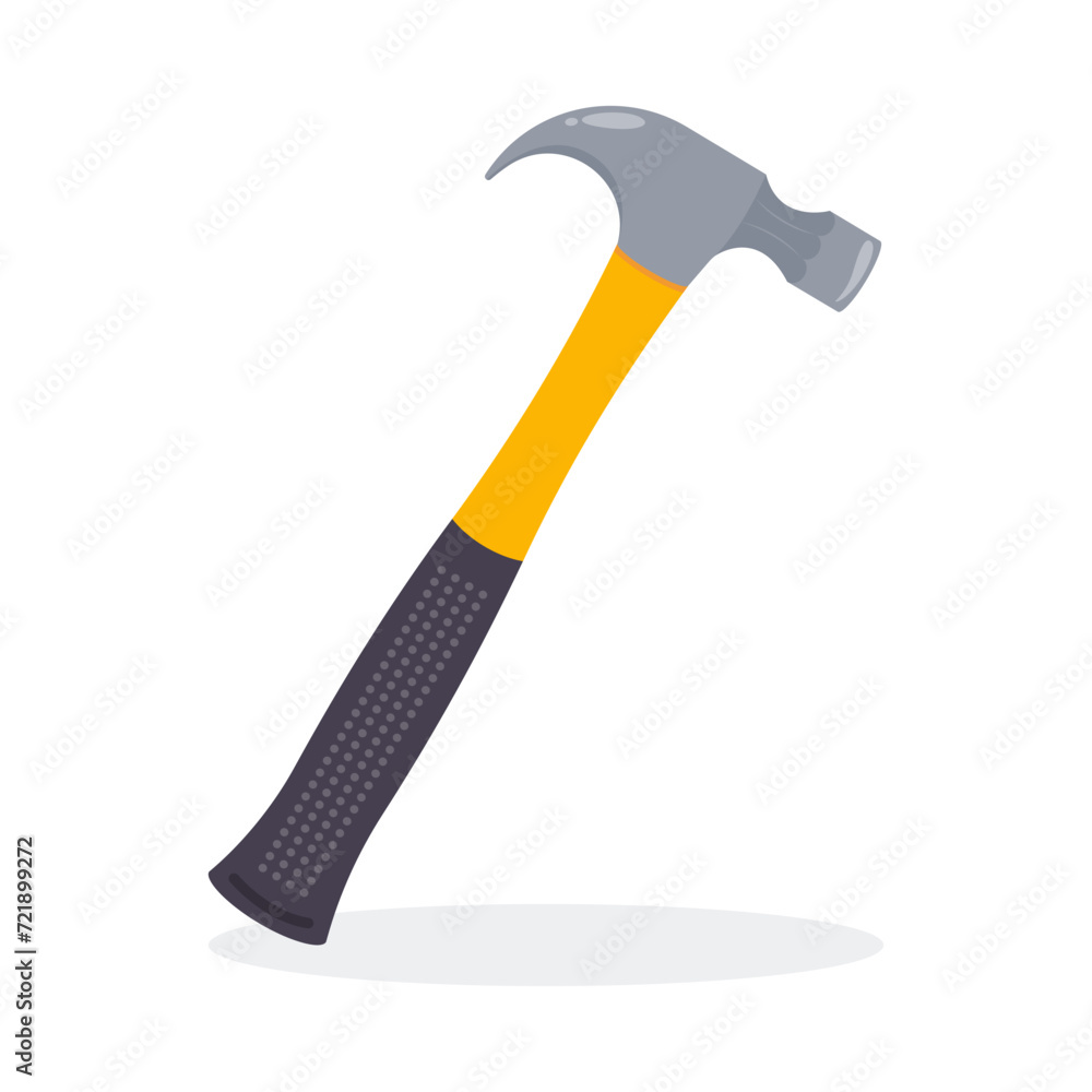 Isolated claw hammer graphic icon symbol Isolated claw hammer graphic icon symbol