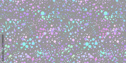 Seamless illustration of a scattering of sequins