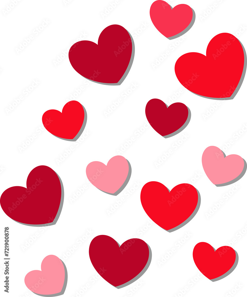 valentine background with love symbol
