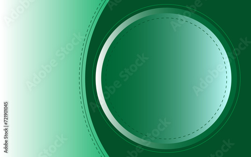 circle shape and line green background