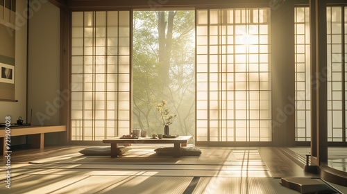 Japanese Interior Tea Ceremony Retreat Step into a haven of mindfulness