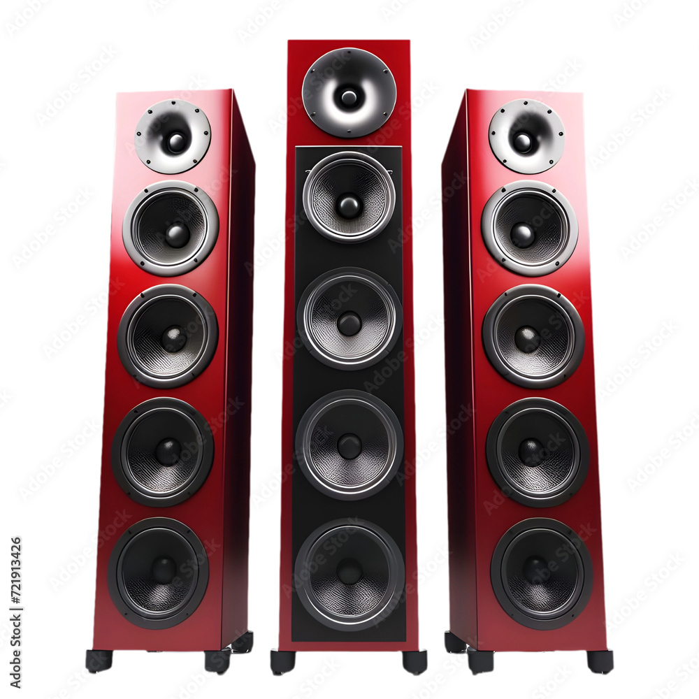 Png of Tower Speaker against transparent Background Png of Tower Speaker against transparent Background