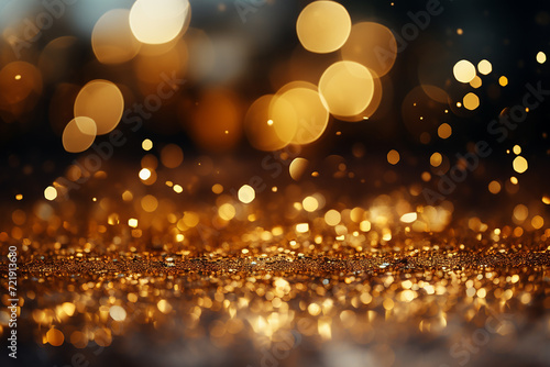 golden background with bokeh and gold shimmer