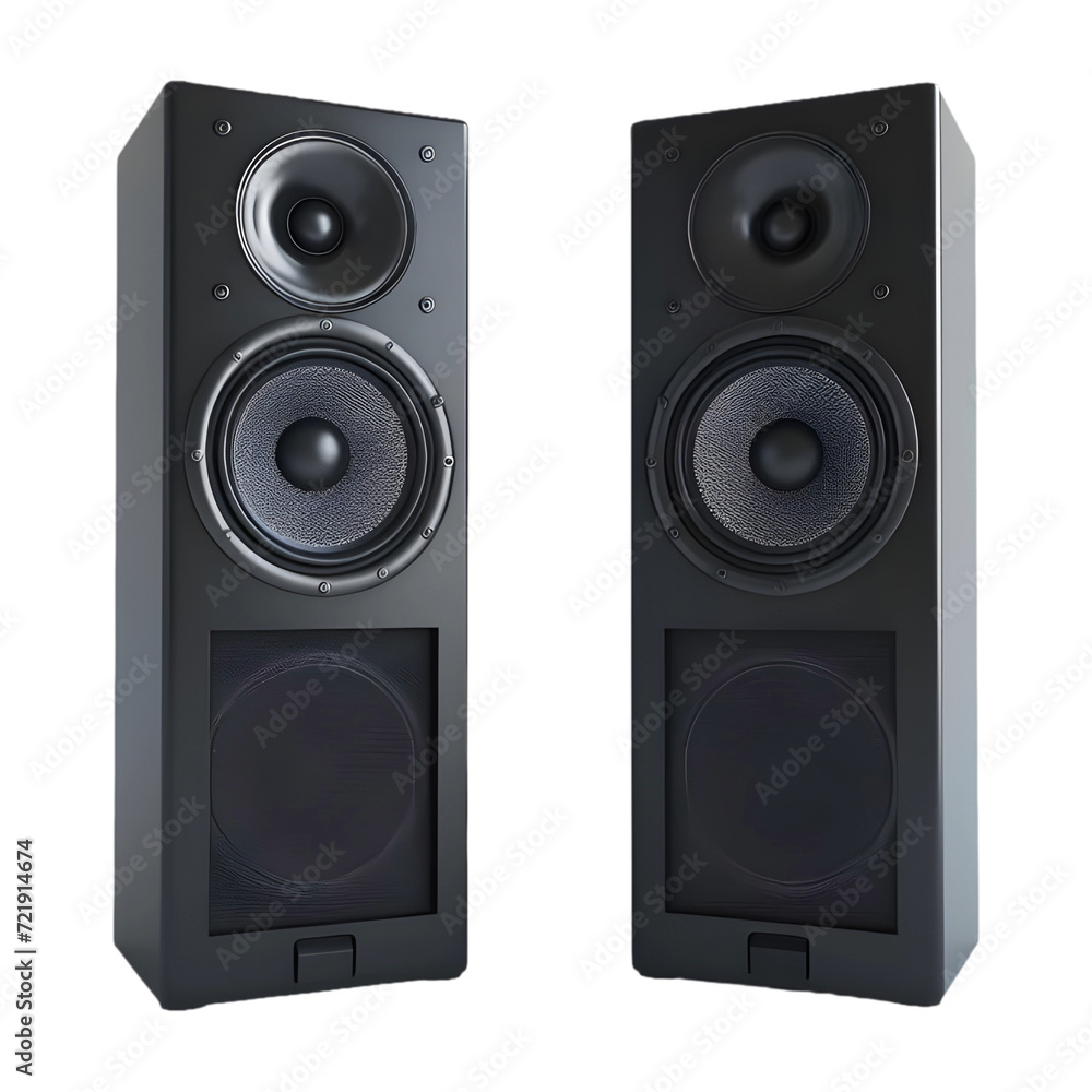 Png of Tower Speaker against transparent Background Png of Tower Speaker against transparent Background