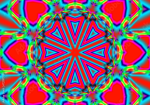 psychedelic background. Beautiful illustrate. pattern for design. Magic graphics., CONTEMPORARY ART , NEW TECHNIQUES OF ARTISTIC EXPRESSIVENESS