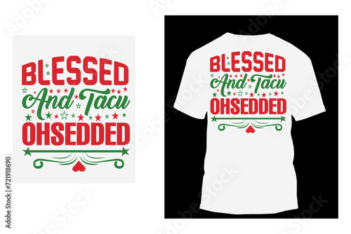 Blessed and tacu ohsedded design graphic illustration, for streetwear and urban style t-shirts design, hoodies, etc
