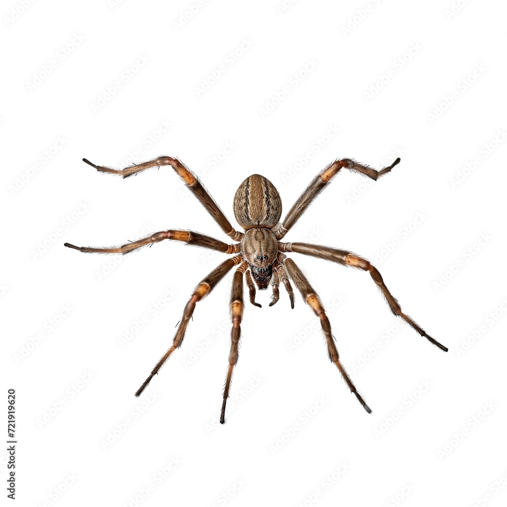 Delicate Spider on a Pure Transparent Background Delicate Spider on a Pure Transparent Background