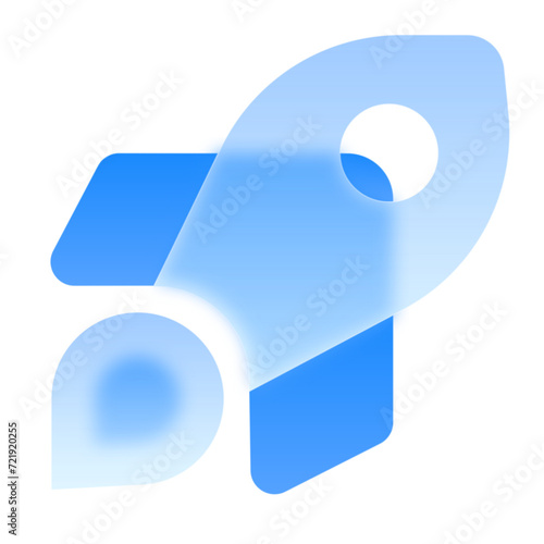 Rocket Glassmorphism UI Icon Sign and Symbol Design Illustrator Png Svg	
