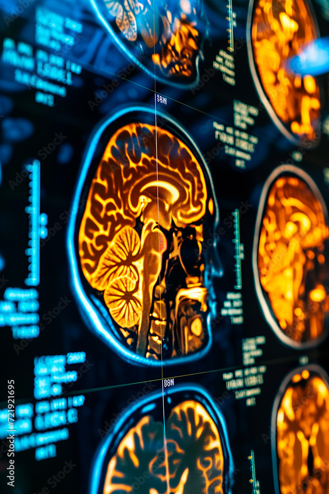 human brain scans, x-ray