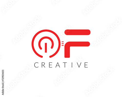 off button creative logo, off toggle button logo
