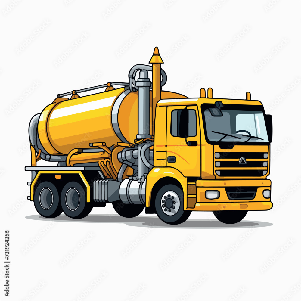 Pump truck in cartoon, doodle style. Image for t shirt. Isolated 2d vector illustration in logo, icon, sketch style, Eps 10. AI Generative Pump truck in cartoon, doodle style. Image for t shirt. Isolated 2d vector illustration in logo, icon, sketch style, Eps 10. AI Generative