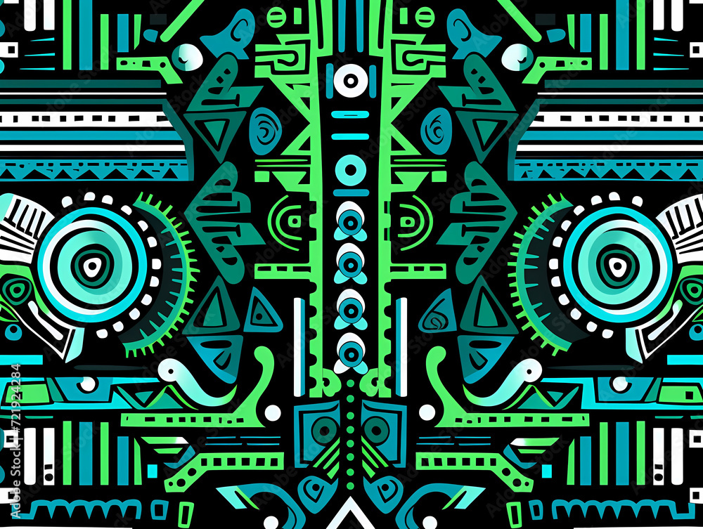 Hand drawn abstract seamless pattern, colorful, ethnic background, inca, african style - great for textiles, banners, wallpapers,design, illustration. Hand drawn abstract seamless pattern, colorful, ethnic background, inca, african style - great for textiles, banners, wallpapers,design, illustration.