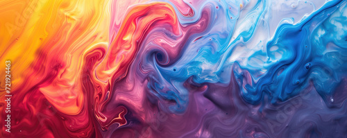 Acrylic color liquid ink swirl abstract background